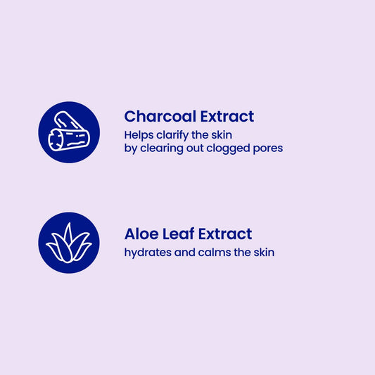 Everyday Charcoal Facial Sheet Mask - Detoxifying