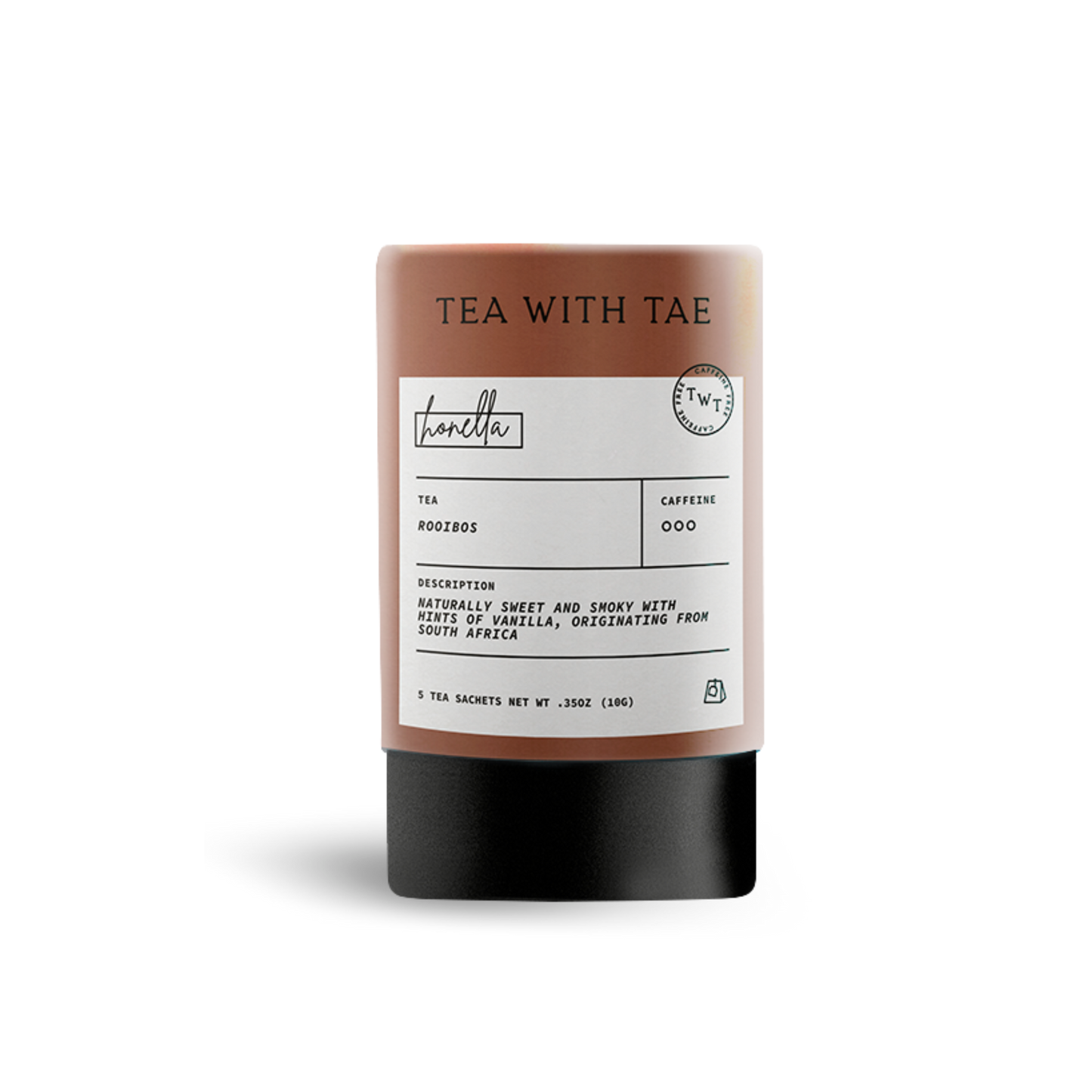 Honella Honeybush Mini Tea Tube (5 Tea Bags)