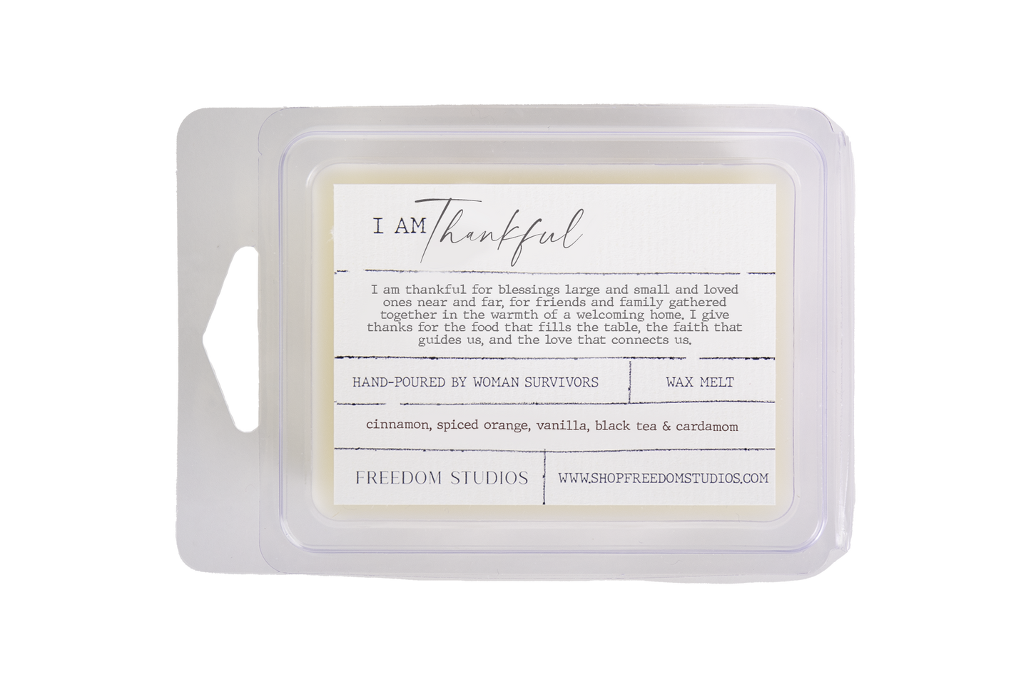 I AM Thankful Wax Melt