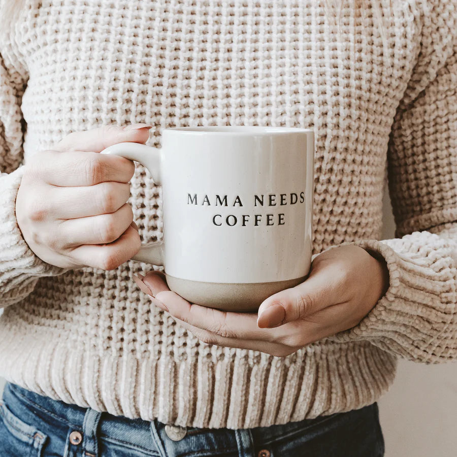 Mama Needs Coffee Stoneware Mug