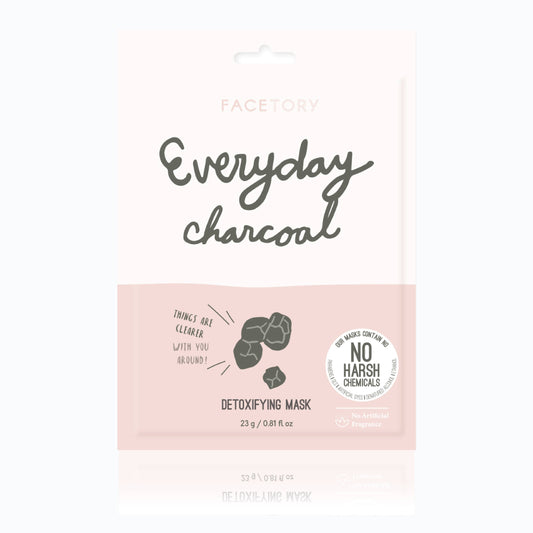 Everyday Charcoal Facial Sheet Mask - Detoxifying