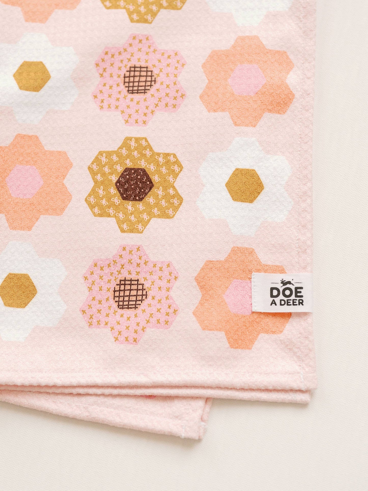 Flower Garden Waffle Towel