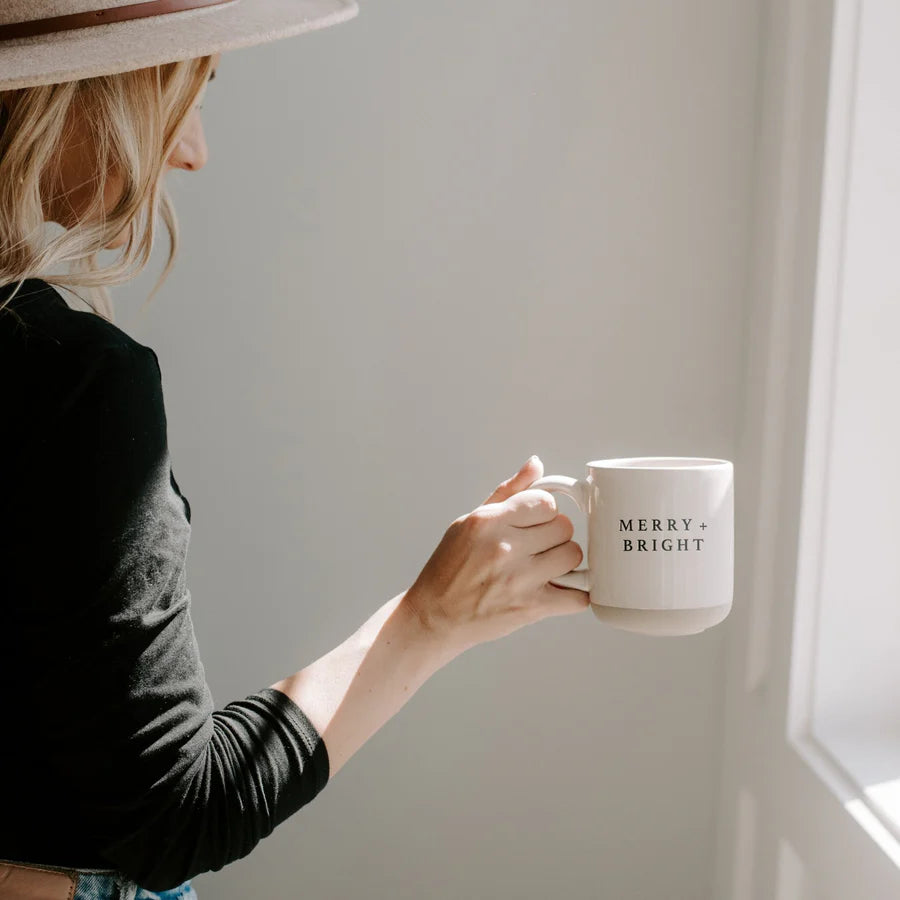 Merry + Bright Stoneware Mug