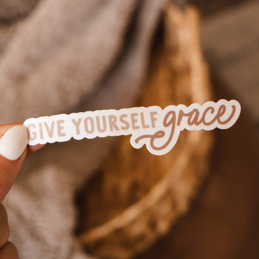 Give Yourself Grace Sticker