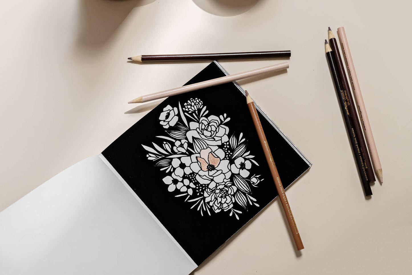 Bloom: A Travel Size Floral Coloring Book