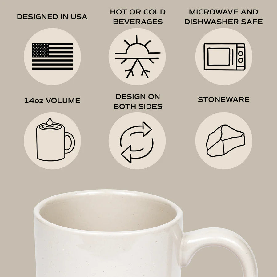 Be Still + Know Stoneware Mug