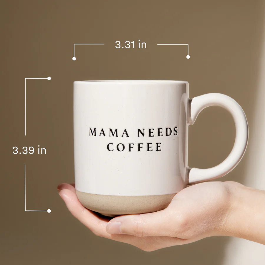 Mama Needs Coffee Stoneware Mug