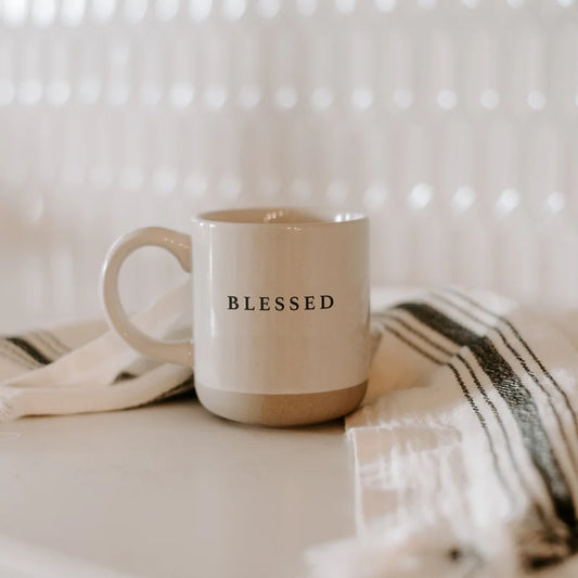 Blessed Stoneware Mug