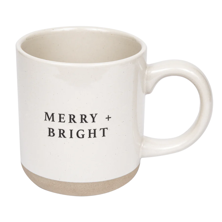 Merry + Bright Stoneware Mug