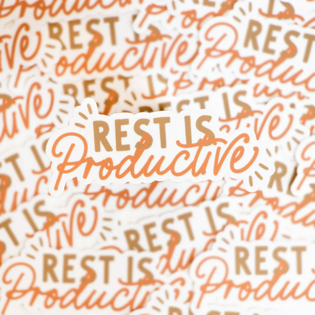 Rest is Productive Sticker