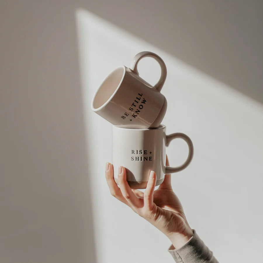 Be Still + Know Stoneware Mug