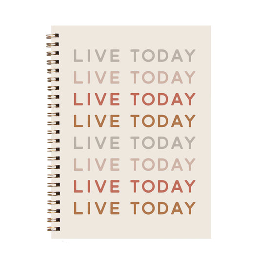 Live Today Journal Notebook