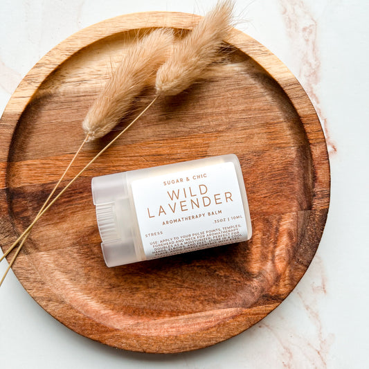 Wild Lavender Aromatherapy Balm