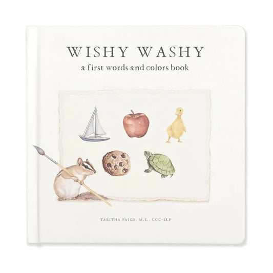 Wishy Washy: A Board Book of First Words and Colors
