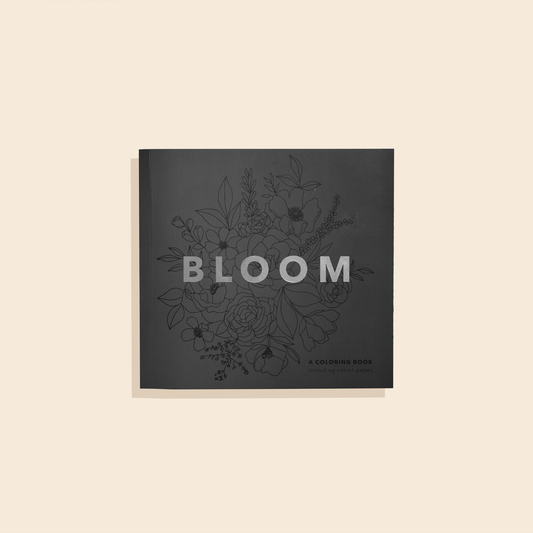 Bloom: A Travel Size Floral Coloring Book